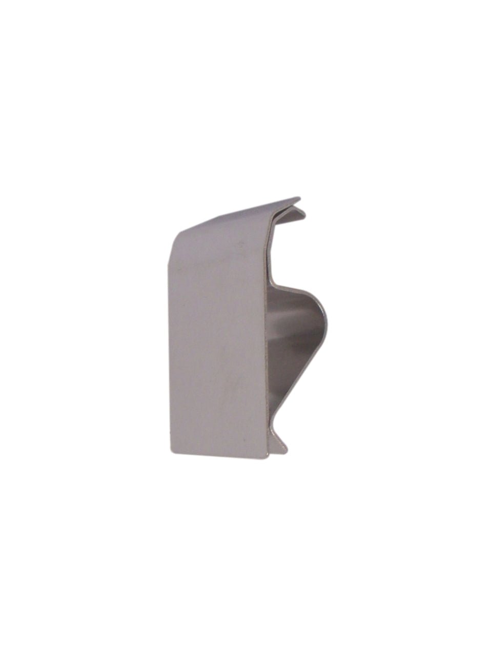 RVS klem schaal (kaart schuin staand) - 5mm - Zilver - Van Erkel Winkelmaterialen