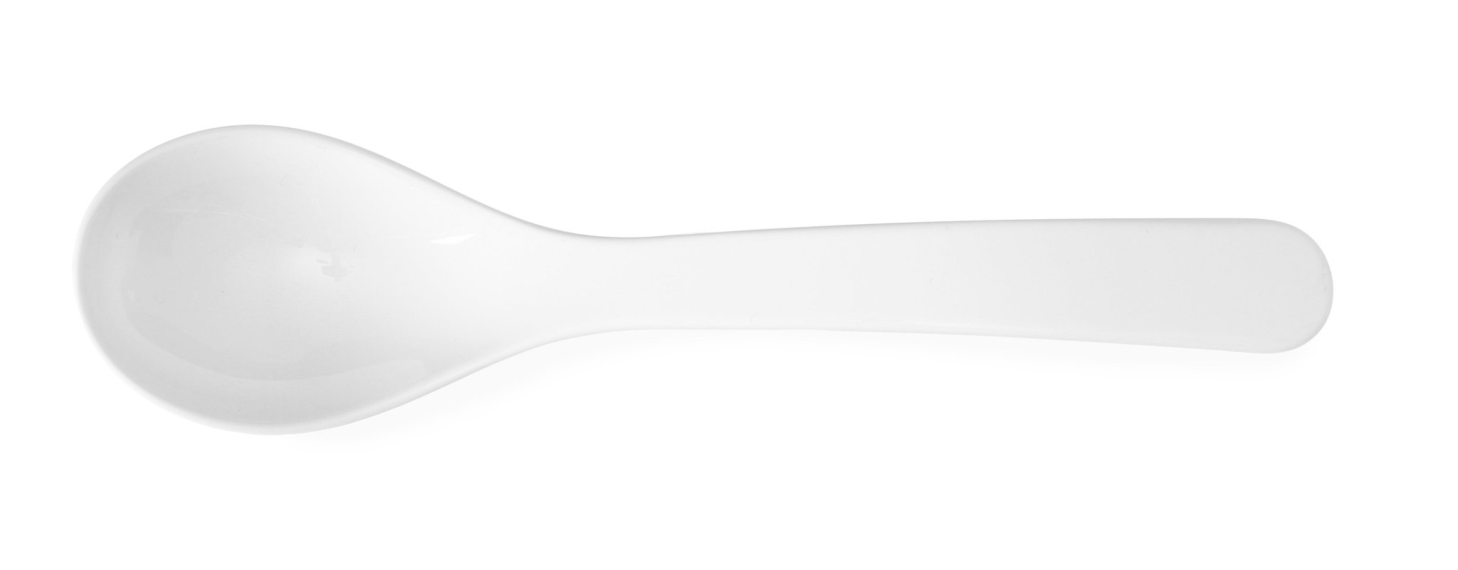 Salade lepel - 235mm - Wit - Van Erkel Winkelmaterialen