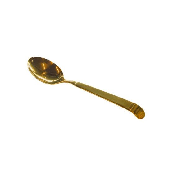 Salade lepel RVS goudkleurig - 240mm - Goud - Van Erkel Winkelmaterialen