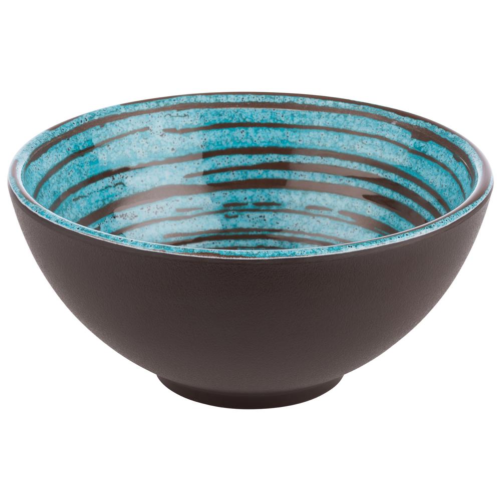 Schaal 'Cancun' - Ø150mm - Blauw - Van Erkel Winkelmaterialen