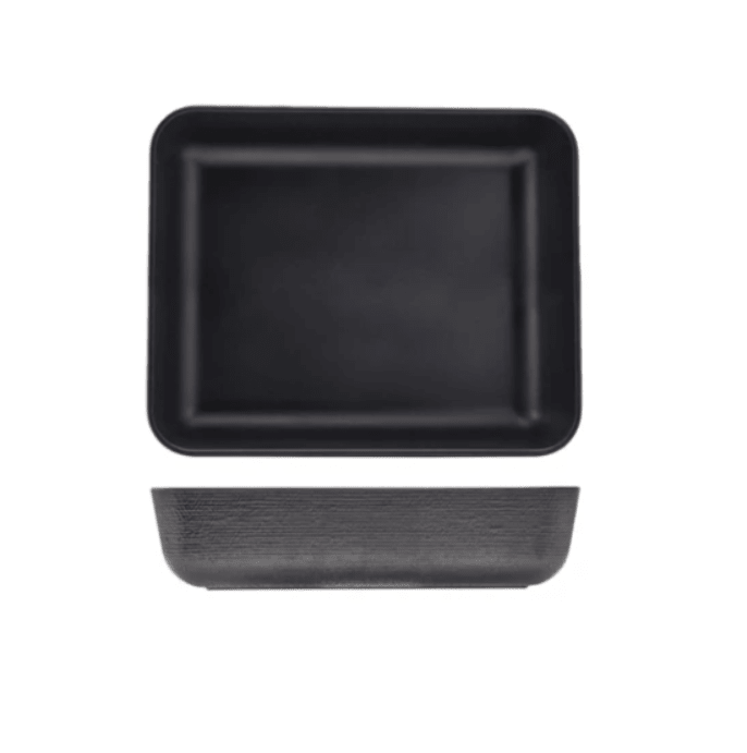 Schaal GN 1/2 'Genware' - 325x265x80mm - Zwart - Van Erkel Winkelmaterialen