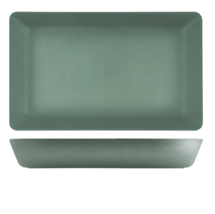 Schaal GN1/1 'Genware' - 530x325x80mm (GN1/1) - Groen - Van Erkel Winkelmaterialen