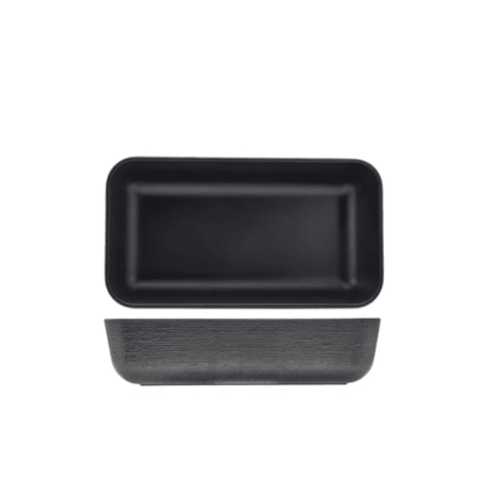 Schaal GN1/3 'GenWare' - 325x176x80mm (GN1/3) - Zwart - Van Erkel Winkelmaterialen