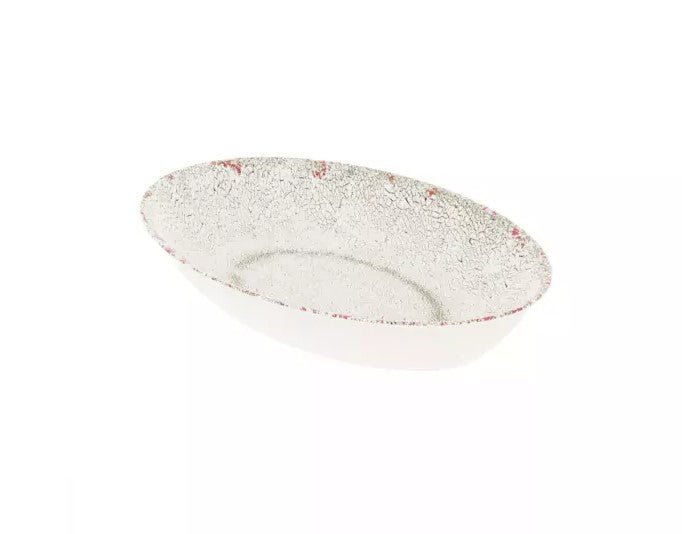 Schaal ovaal Casablanca - 420x280x70mm - Rood - Van Erkel Winkelmaterialen
