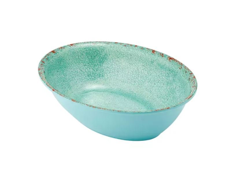 Schaal ovaal Casablanca - 280x210x70mm - Licht Blauw - Van Erkel Winkelmaterialen