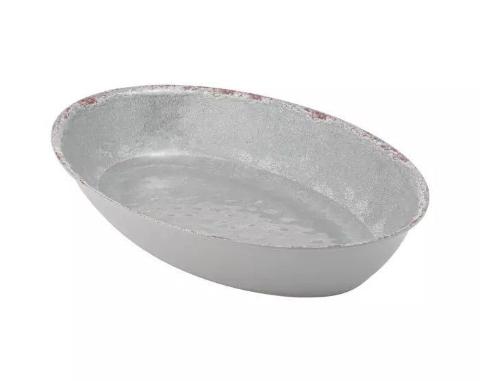 Schaal ovaal Casablanca - 420x280x70mm - Rood - Van Erkel Winkelmaterialen