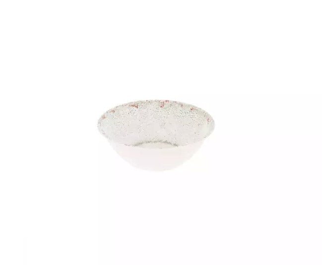 Schaal rond Casablanca - Ø210x70mm - Wit - Van Erkel Winkelmaterialen