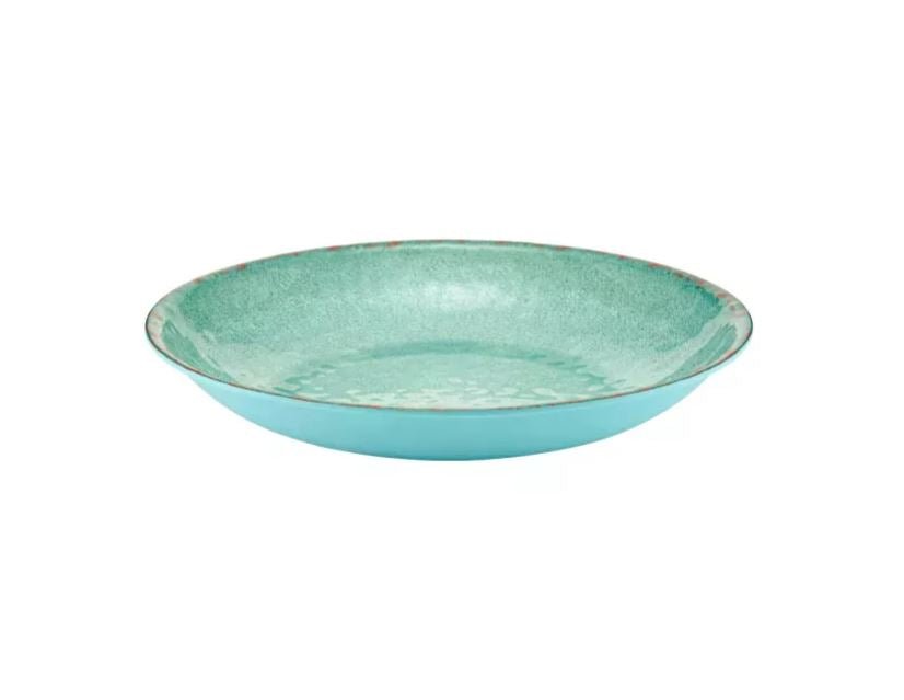 Schaal rond Casablanca - Ø420x70mm - Licht Blauw - Van Erkel Winkelmaterialen
