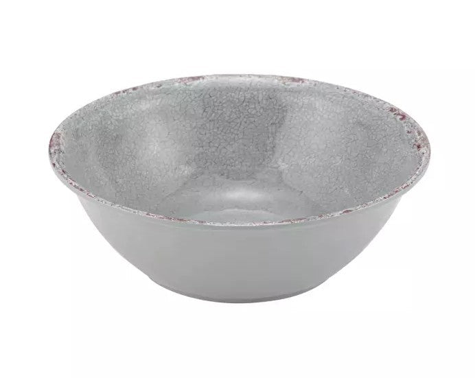 Schaal rond Casablanca - Ø210x70mm - Grijs - Van Erkel Winkelmaterialen