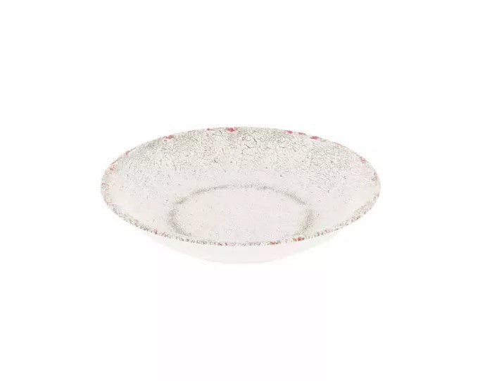 Schaal rond Casablanca - Ø350x70mm - Wit - Van Erkel Winkelmaterialen