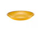 Schaal rond Casablanca - Ø420x70mm - Geel - Van Erkel Winkelmaterialen