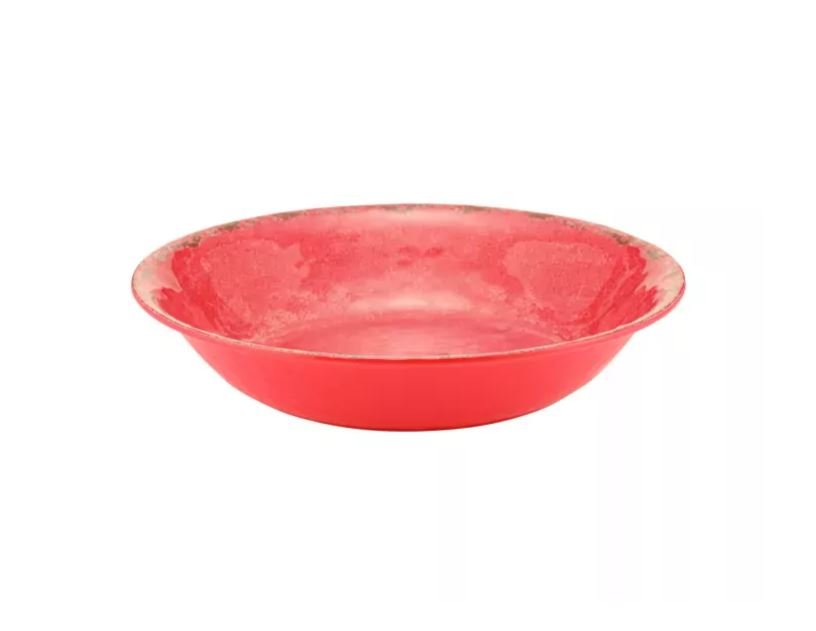 Schaal rond Casablanca - Ø350x70mm - Rood - Van Erkel Winkelmaterialen
