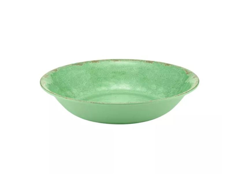 Schaal rond Casablanca - Ø350x70mm - Groen - Van Erkel Winkelmaterialen