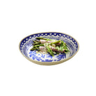 Schaal rond 'Floryn' - Ø330x60mm - Blauw - Van Erkel Winkelmaterialen