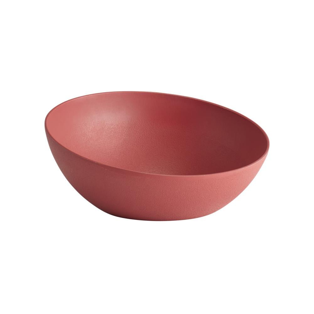 Schaal schuin 'Frostfire' - Ø325mm - Rood - Van Erkel Winkelmaterialen
