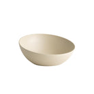 Schaal schuin 'Frostfire' - Ø265mm - Beige - Van Erkel Winkelmaterialen