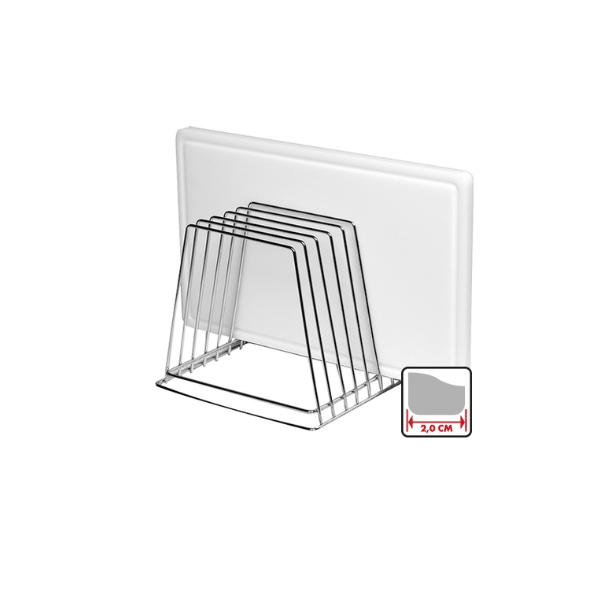 Snijplankstandaard - 240x240x27mm - Zilver - Van Erkel Winkelmaterialen