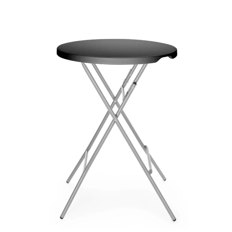 Statafel rond - Ø800x1100mm - Zwart - Van Erkel Winkelmaterialen