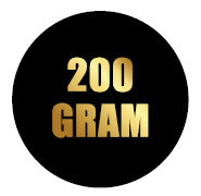 Sticker '200 gram' - Ø30mm - Van Erkel Winkelmaterialen