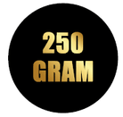 Sticker '250 gram' - Ø30mm - Van Erkel Winkelmaterialen