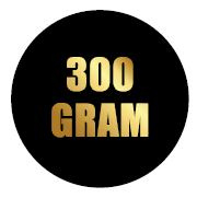 Sticker '300 gram' - Ø30mm - Van Erkel Winkelmaterialen