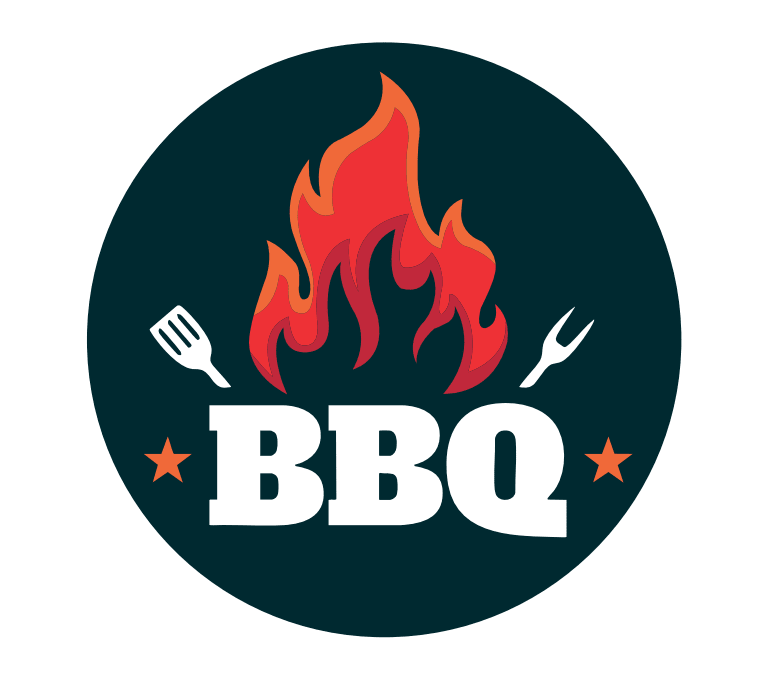 Sticker 'BBQ' - Ø30mm - Van Erkel Winkelmaterialen