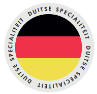Sticker 'Duitsland' - Ø30mm - Van Erkel Winkelmaterialen