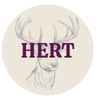 Sticker 'Hert' - Ø30mm - Van Erkel Winkelmaterialen