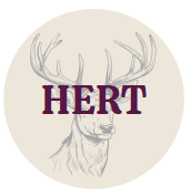 Sticker 'Hert' - Ø30mm - Van Erkel Winkelmaterialen