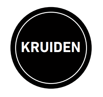 Sticker 'Kruiden' - Ø30mm - Van Erkel Winkelmaterialen