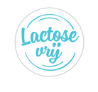 Sticker 'Lactose vrij' - Ø30mm - Wit - Van Erkel Winkelmaterialen