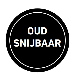 Sticker 'Oud Snijbaar' - Ø30mm - Van Erkel Winkelmaterialen