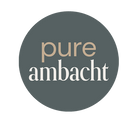 Sticker 'Pure Ambacht' - Ø50mm - Grijs - Van Erkel Winkelmaterialen