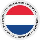 Sticker rond "Nederland" - Ø30mm - Rood/Wit/Blauw - Van Erkel Winkelmaterialen