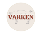 Sticker 'Varken' - Ø30mm - Beige - Van Erkel Winkelmaterialen