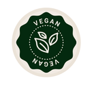Sticker 'Vegan' - Ø30mm - Groen - Van Erkel Winkelmaterialen