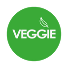Sticker 'Veggie' - Ø28mm - Groen - Van Erkel Winkelmaterialen