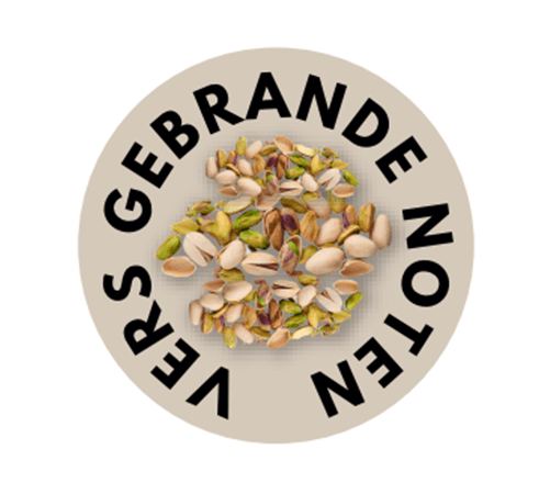 Sticker 'Vers Gebrand' - Ø30mm - Van Erkel Winkelmaterialen