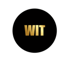 Sticker 'Wit' - Ø30mm - Zwart - Van Erkel Winkelmaterialen