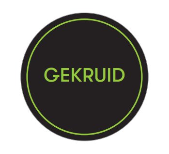 Stickers 'Gekruid' - Ø30mm - Van Erkel Winkelmaterialen