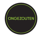 Stickers 'Ongezouten' - Ø30mm - Van Erkel Winkelmaterialen
