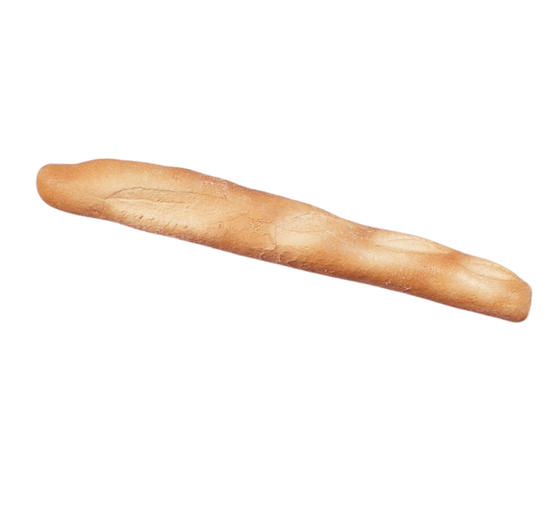 Stokbrood wit - 580x80mm - Van Erkel Winkelmaterialen