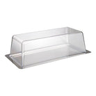 Taart/cake plateau - 340x165x100mm - Transparant - Van Erkel Winkelmaterialen