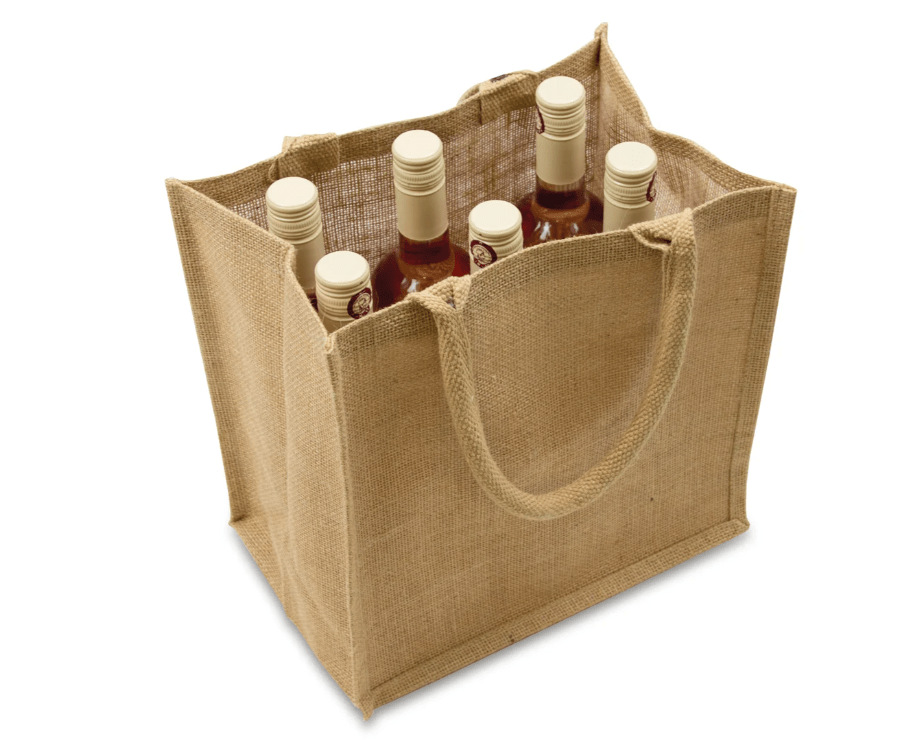 Tas jute (80st) - 300x200x300mm - Bruin - Van Erkel Winkelmaterialen