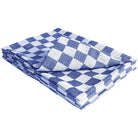 Theedoek blauw geblokt - 600x600mm - Blauw - Van Erkel Winkelmaterialen