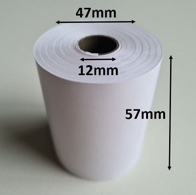 Thermorollen (1st) - 57x47x12mm - Wit - Van Erkel Winkelmaterialen