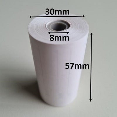 Thermorollen (3st) - 57x30x8mm - Wit - Van Erkel Winkelmaterialen