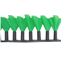 Toonbankstrip met sla (10st) - 250mm - Zwart - Van Erkel Winkelmaterialen