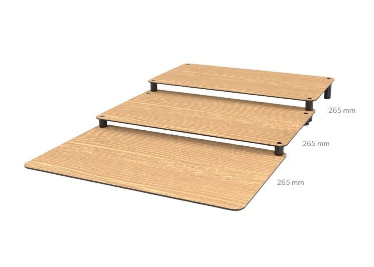 Trapset houtlook - 800x500mm - Houtlook - Van Erkel Winkelmaterialen