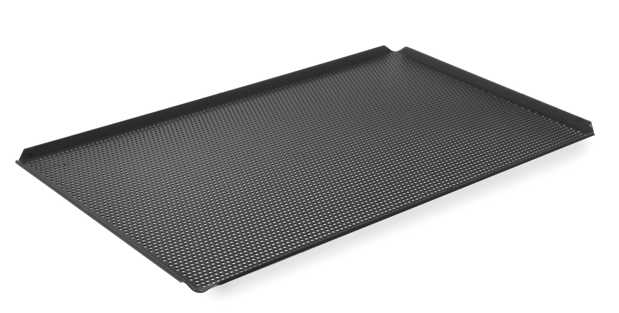 Tray geperforeerd (4 randen) - GN1/1 530X325X10mm - Zwart - Van Erkel Winkelmaterialen